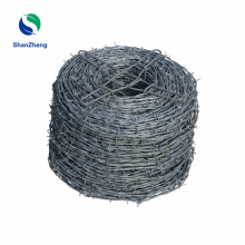 Security Fence Wire Barbs Hot dipped Galvanized Barbed Wire Farm Field Fence System Support Wire